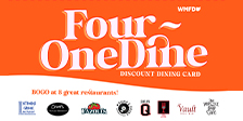 "Four One Dine Discount Dining Card"