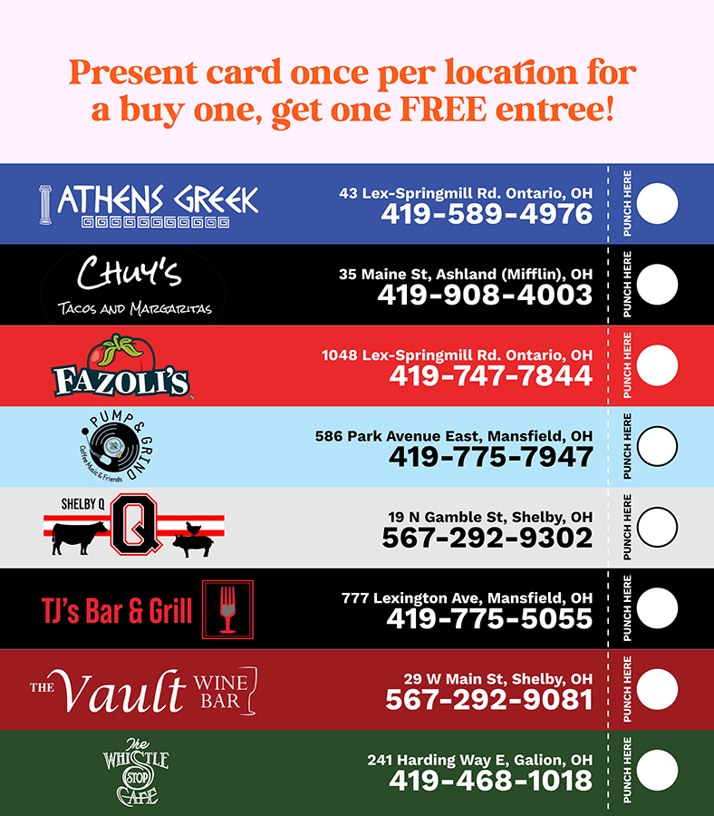 "Four One Dine Discount Dining Card"