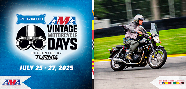 Mid-Ohio Sports Car Course - Permco AMA Vintage Motorcycle Days