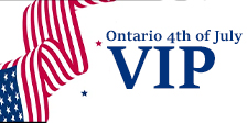 `Mid-State Media VIP Tents and Concerts - Held at the Ontario 4th of July Festival 2025 - VIP Family Tent - Table for 8